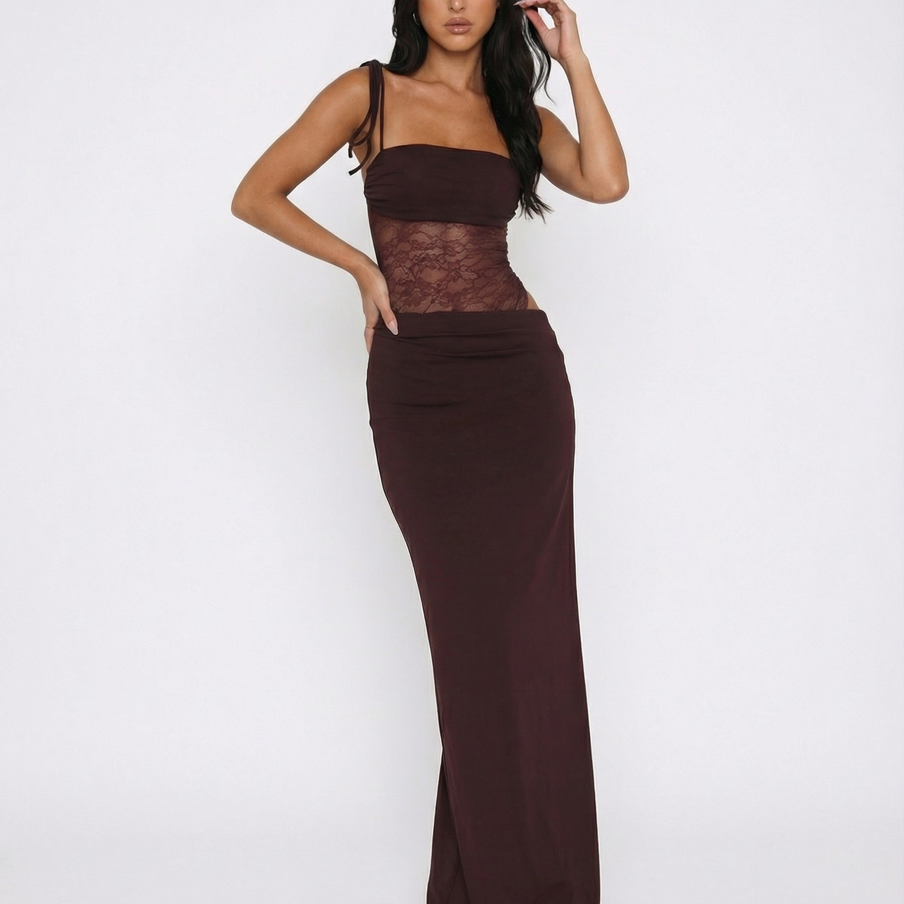 Lucie | Lace Panel Maxi