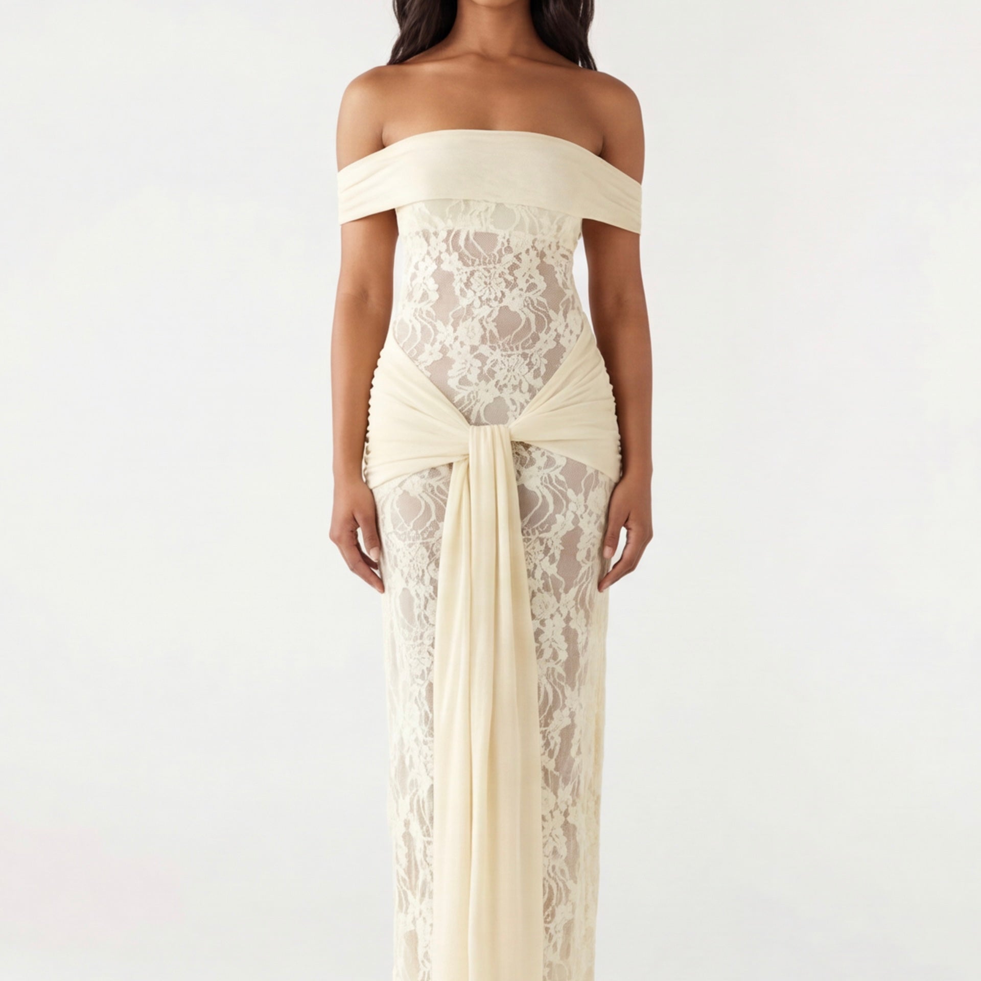 Hannah | Lace Gown Maxi
