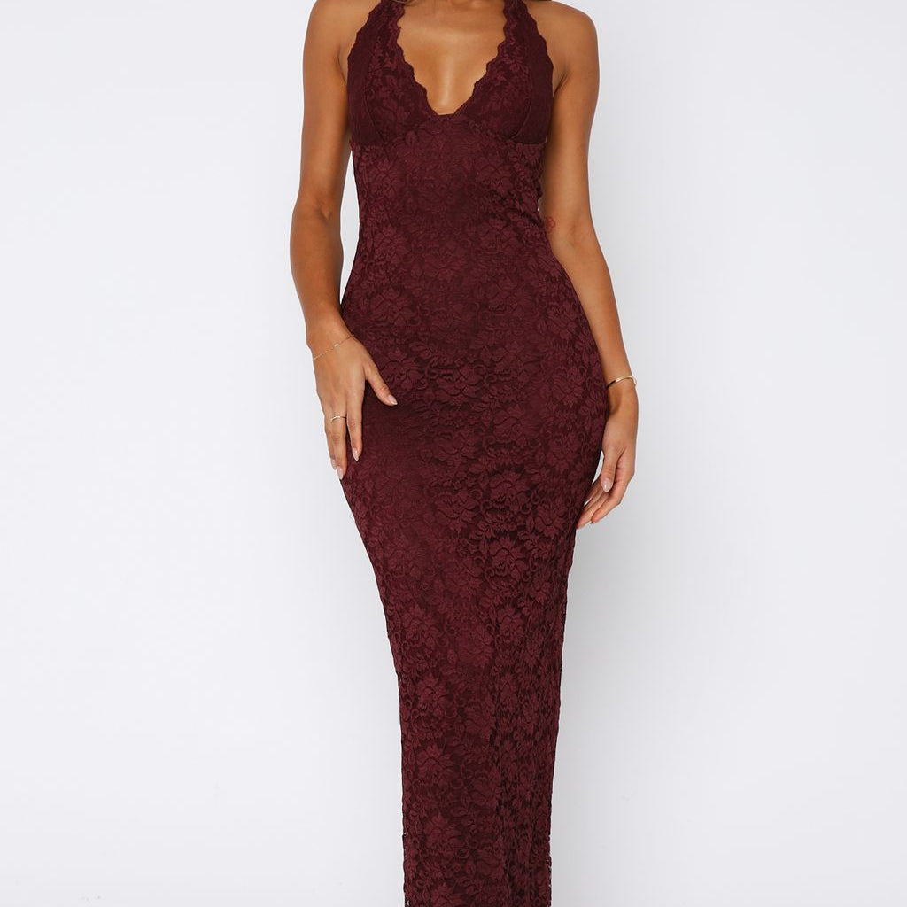 Charlotte | Lace Me Maxi Dress