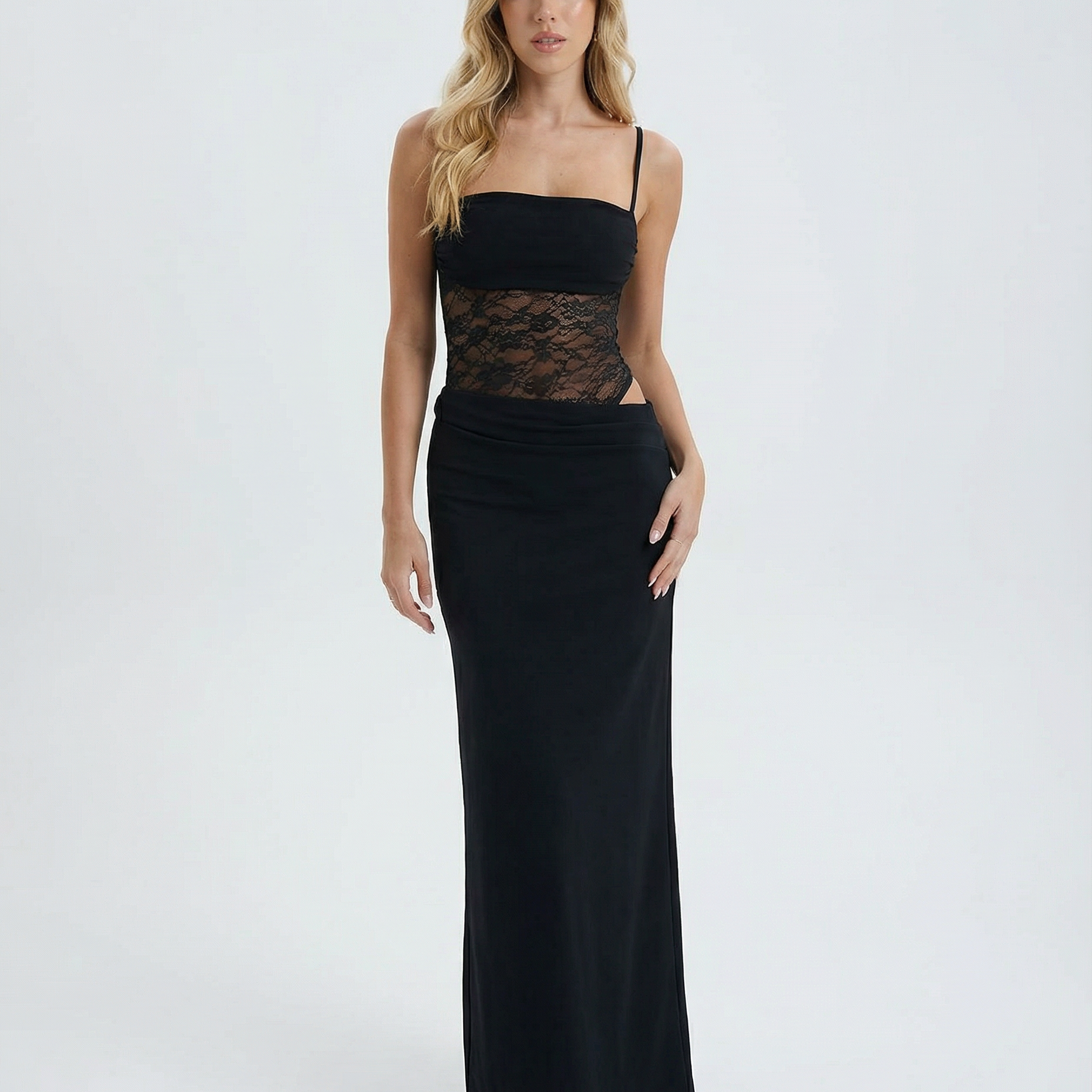 Lucie | Lace Panel Maxi